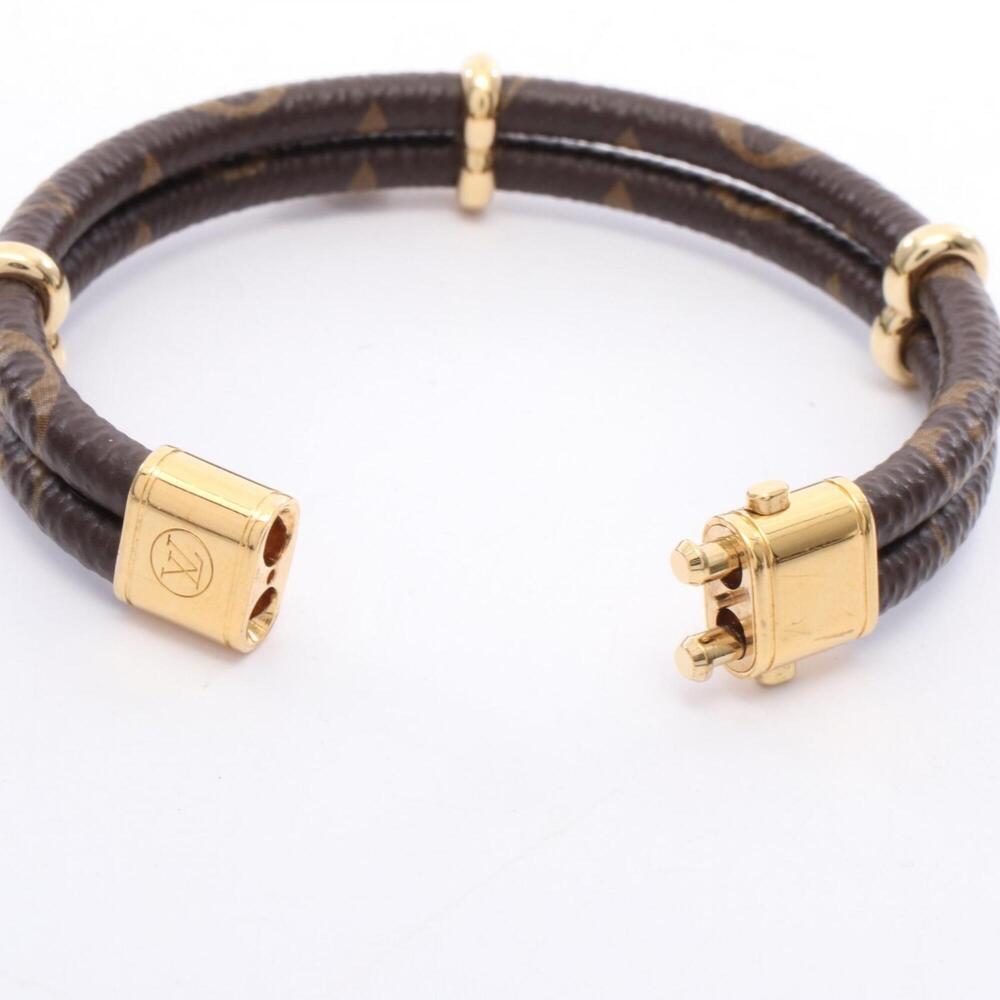 LOUIS VUITTON Brown Coated Canvas Charm Bracelet - Picture 3 of 7